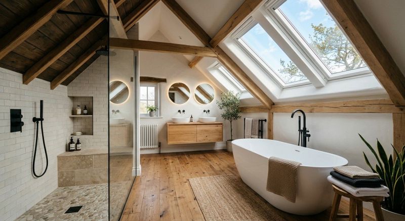 Attic Bathroom Remodeling in Norwalk, CT