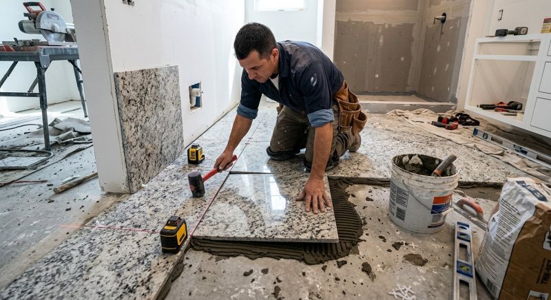 Bathroom Granite Installation in Alpharetta, GA