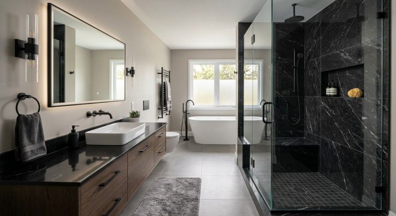 Granite Shower Installation in Danbury, CT