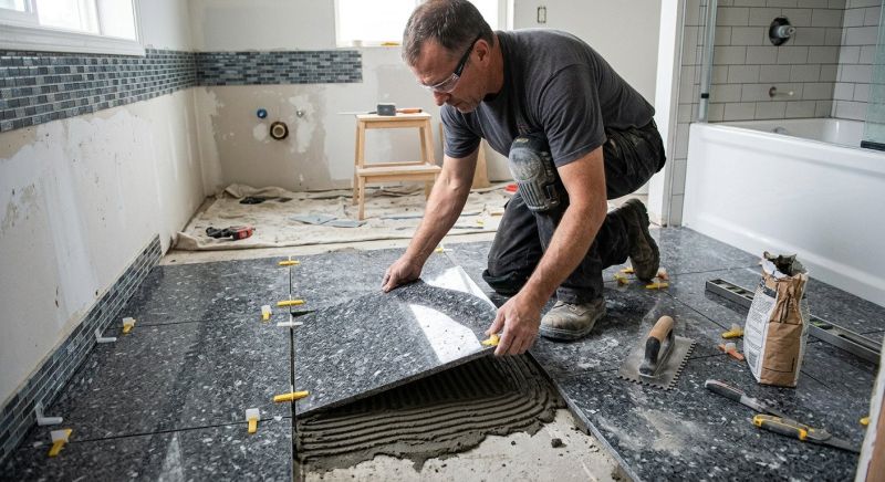Granite Tile Installation in Kansas City, KS