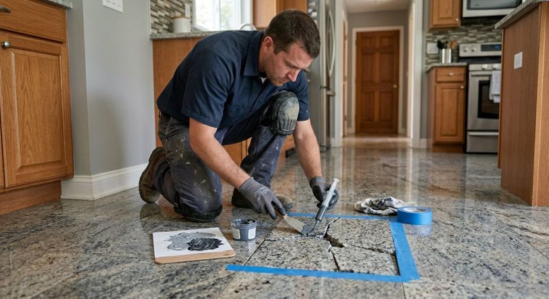 Granite Tile Repair in Overland Park, KS