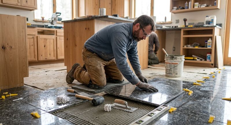 Granite Tiles Installation in Overland Park, KS