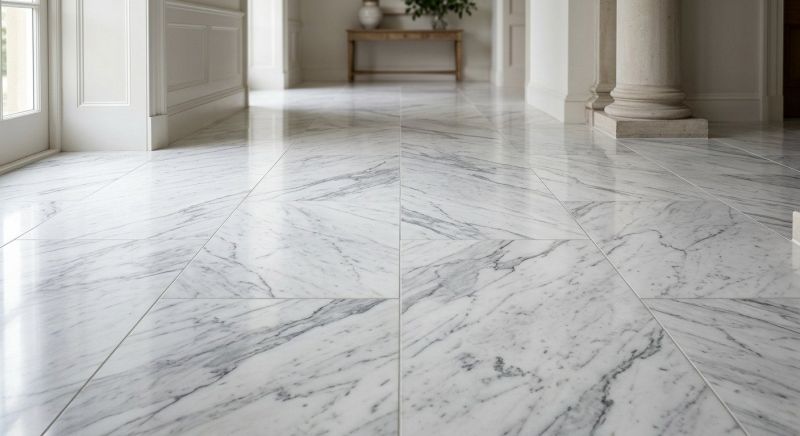 Marble Tile Floor Installation in Wilmington, NC