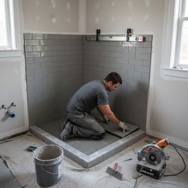Shower Floor Tiling in Littleton, CO