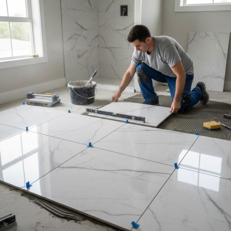 Stone Floor Installation in Olathe, KS
