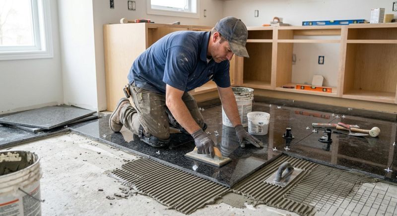 Terrazzo Flooring Installation in Overland Park, KS